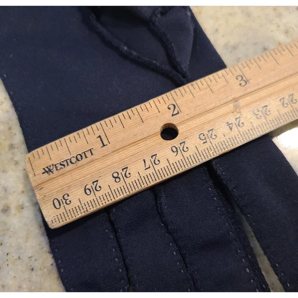 Vintage Womens Size XS-S Black Nylon Stretch Formal 8
